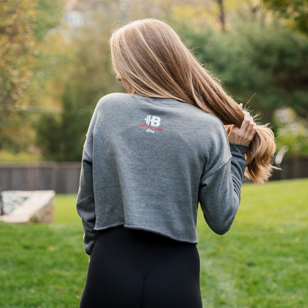 Brittany Lynne Fitness Cropped Long Sleeve from the back