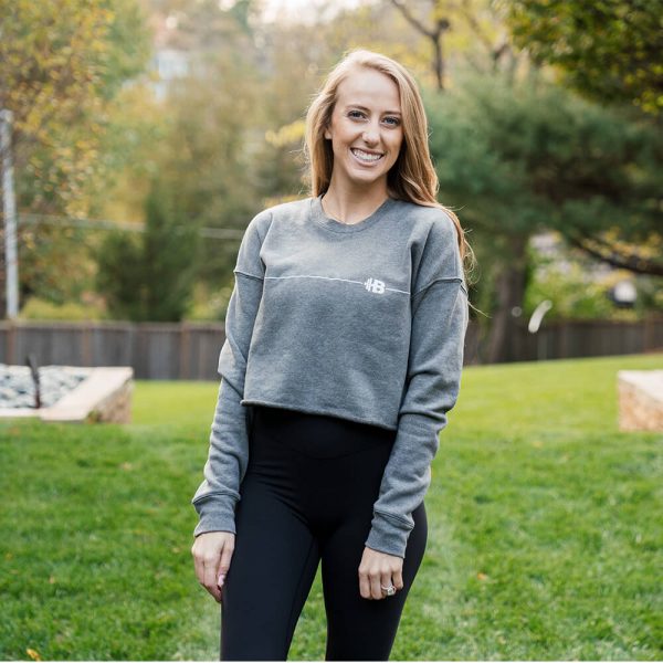 Brittany Lynne Fitness Cropped Long Sleeve from the front