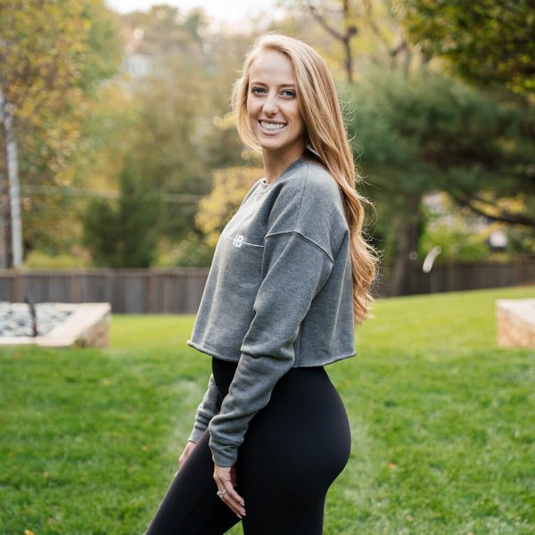 Brittany Lynne Fitness Cropped Long Sleeve from the side