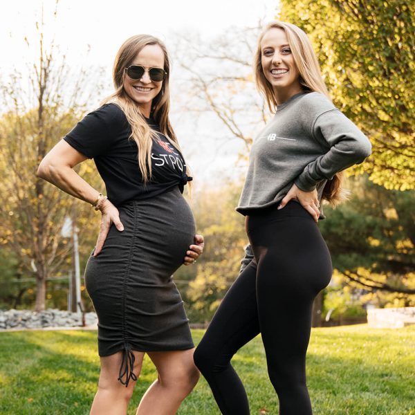 Brittany Lynne Fitness - dual pregnancies with 1UP Sports Marketing's Jacquelyn Dahl