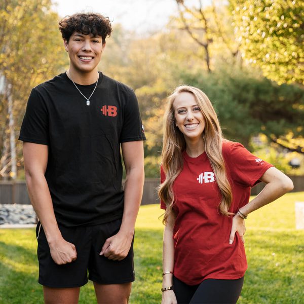 Brittany Lynne Fitness Red T-Shirt with Jackson Mahomes